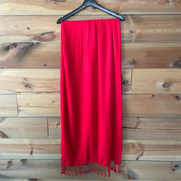 Cherry Red Scarf - Picture 4 of 5